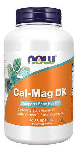 Now Foods Supplements, Cal-mag Dk Com Vitamina D-3 E Vitamin