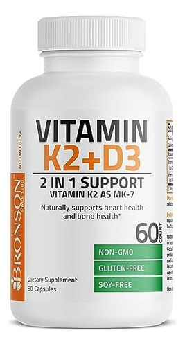 Vitamina K2 Bronson 90mcg 60 Comprimidos - Imagem 5