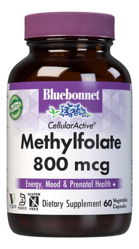 Bluebonnet Nutrition Cellularactive Methylfolate 800 Mcg Fo