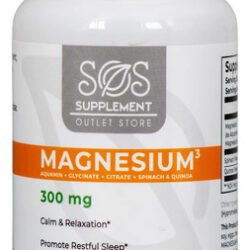 Complexo Sos De Magnésio - Cápsulas De 300 Mg De Glicinato D