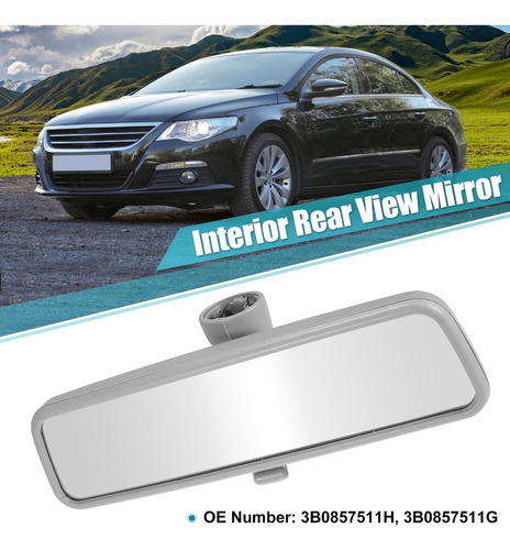 Espelho Retrovisor Interior Cinza Para Vw Tiguan Jetta Golf - Imagem 2