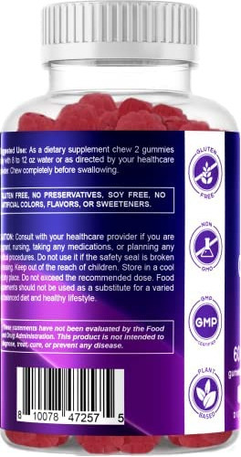 Vitamatic Sugar Free 5-htp 200mg Gomas Com B6 Por Porção - 6 - Imagem 5