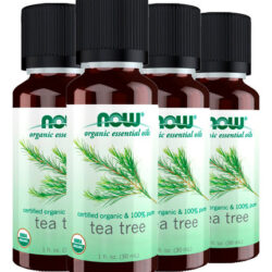 Óleo De Tea Tree Puro Now Foods 30 Ml Orgânico Importado 4un