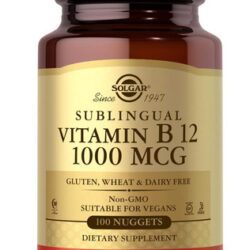 Vitamina B-12 Marca Solgar, 1000 Mcg, 100 Comprimidos