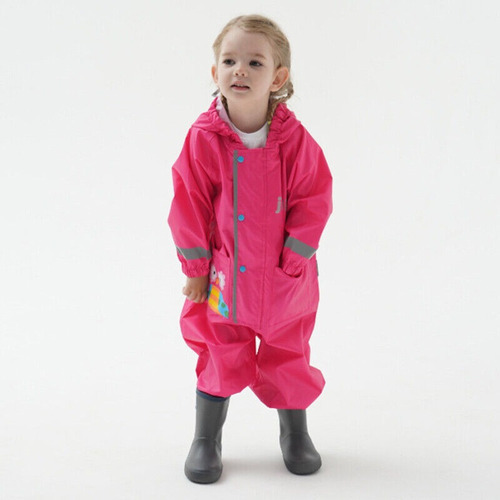 Capa De Chuva Infantil Capa Impermeável Poncho Fato De Chuva - Imagem 16