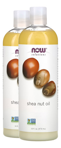 Óleo De Noz De Karité Now Foods 473 Ml Importado 2un