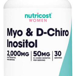 Suplemento Nutricost Myo Inositol E D-chiro Inositol 2000 Mg