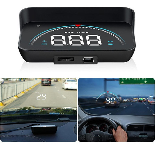 M8 Hud Head Up Hud Display De De De Velocidade Para-brisa Do - Imagem 7