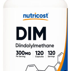 Suplemento Nutricost Dim (diindolilmetano) 300 Mg 120 Cápsul