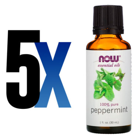 Óleo Hortelã 30ml Now Foods Peppermint Puro Importado 5un - Imagem 2
