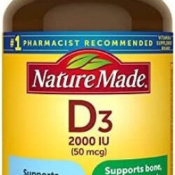 Vitamina B-12 Marca Nature Made, 2.000 Mcg, 250 Pastilhas