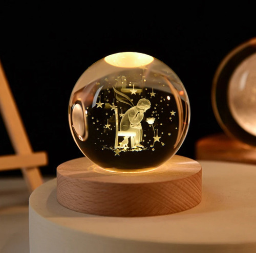 Lâmpadas De Atmosfera De Projeção De Bola De Vidro Led 3d - Imagem 13