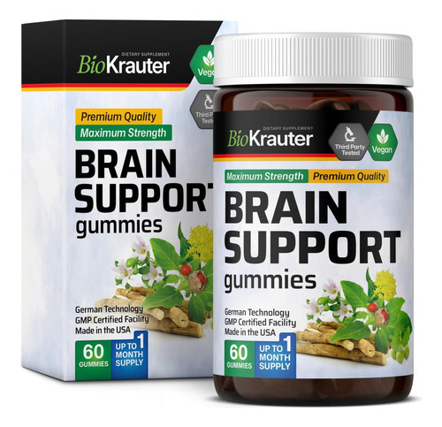 Gomas De Suporte Cerebral Bio Krauter - Suplemento Cerebral