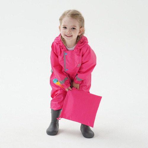 Capa De Chuva Infantil Capa Impermeável Poncho Fato De Chuva - Imagem 14