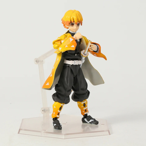 Boneco Ação Demon Slayer Figma 522-dx Zenitsu Agatsuma - Imagem 3