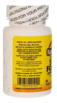 Suplemento Nutricional Nature"s Blend Stress Formula 60 Comp - Imagem 8