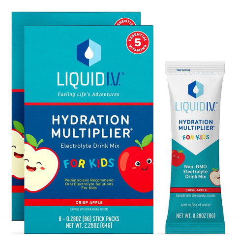 Liquid I.v.® Hydration Multiplier® +kids - Crisp Red - Pacot