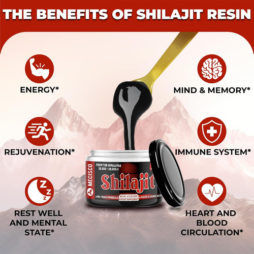 2 Pacotes De 20g Shilajit Pure Himalayan Organic - Suplement - Imagem 4