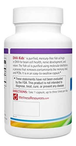 Dha Kids - Óleo De Peixe Sem Mercúrio 135 Mg De Ômega 3 Por - Imagem 3