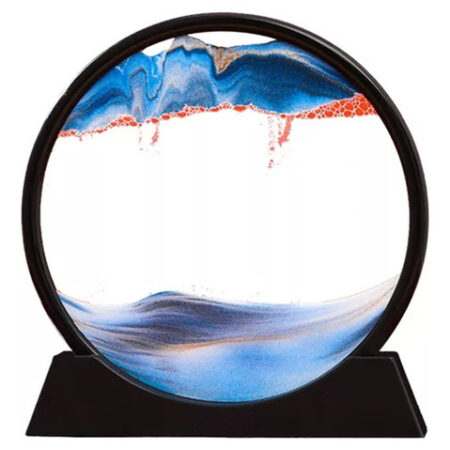 Arte Em Areia Em Movimento Em 3d Decorada Com Ampulheta Gira - Imagem 19