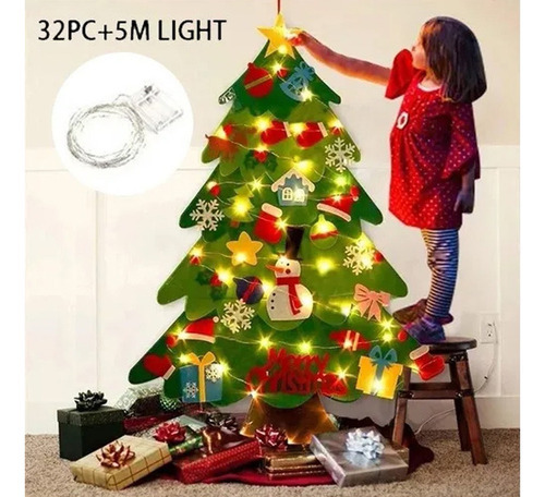 M Novo 32pcs Decoração De Parede De Árvore De Natal De - Imagem 3