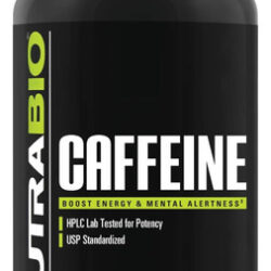 Cápsulas De Cafeína Nutrabio 100% Pura (100 Cápsulas)
