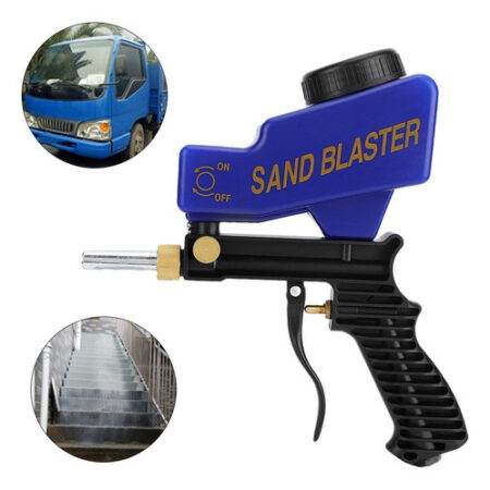 Pistola De Jato De Areia Pneumática Anti-ferrugem Tipo Gravi - Imagem 5