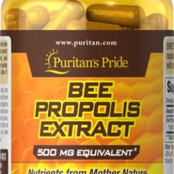 Puritans Pride Bee Própolis 500 Mg, 100 Unidades