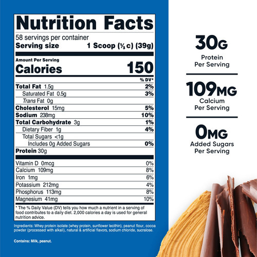 Proteína Em Pó Nutricost Whey Protein Isolate 2,27 Kg Chocol - Imagem 3