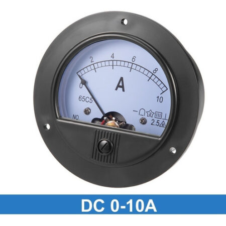 Medidor Amperímetro De Painel Analógico Dc 0-10a 70x70mm - Imagem 2