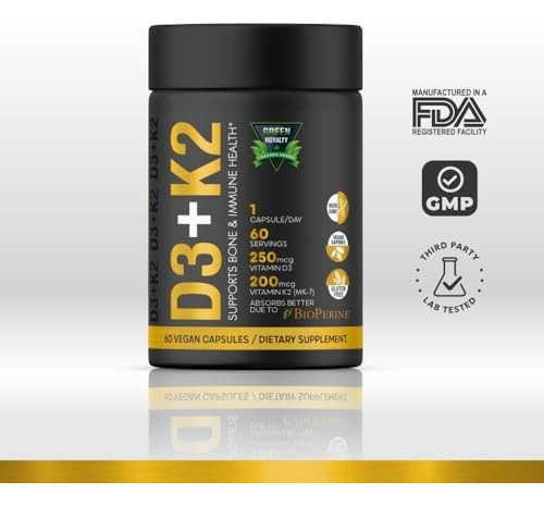 Green Royalty Vitamina Diu + K2 200mcg Soft-gels | 2 Em 1 D3 - Imagem 5