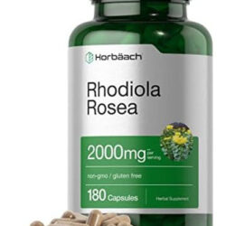 Cápsulas De Rhodiola Rosea 2000mg | Contagem 180 | Suplement