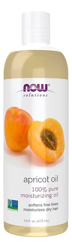 Óleo De Damasco Now Foods 473 Ml Puro Importado