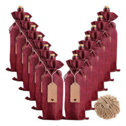 Sacos De Vinho De Serapilheira, Sacos De Presente De Vinho,