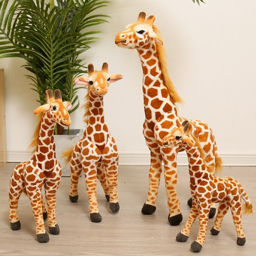 // S Novo Pelúcia Girafa Gigante Macia Presente Boneca Para - Imagem 2