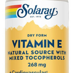 Vitamina E Solaray 400ui 50 Cápsulas