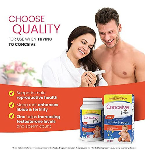 Conceive Plus Mens Fertility Support - Suplemento De Fertili - Imagem 8
