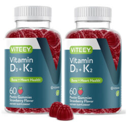 Gomas De Vitamina D3 + K2 - 1000 Ui De Vitamina D3 + 100 Mc