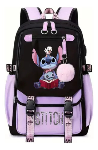 Mochila De Grande Capacidade 2025 New Series Stitch W1 2pc