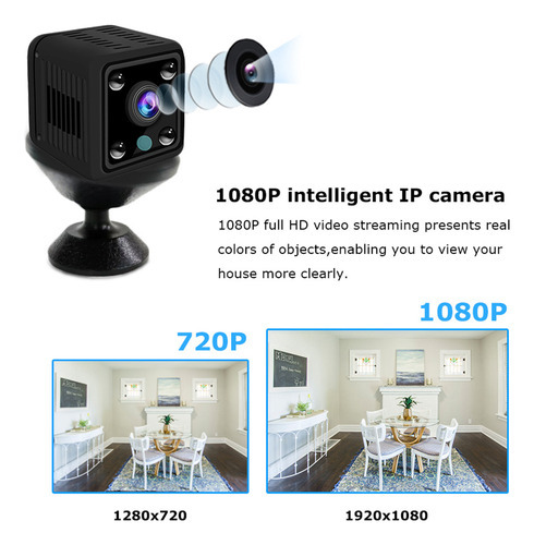 Vídeo De Mini Câmera Wifi D X6 Micro Surveillance Tiny Cams - Imagem 9