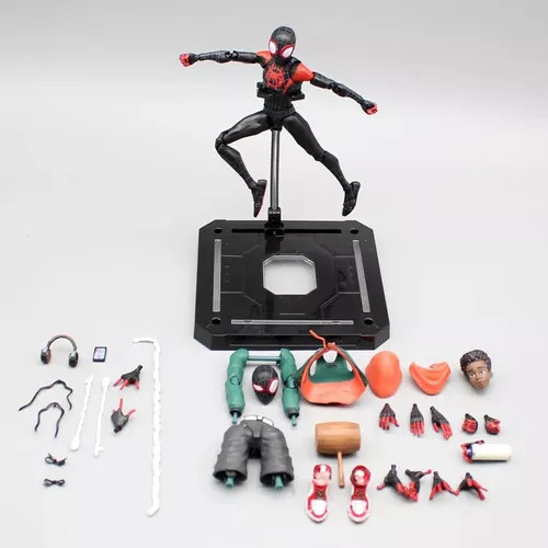 Boneco Ação Do Homem-aranha Miles Morales Peter Parker To - Imagem 5