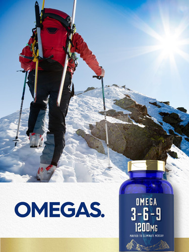 Suplemento Carlyle Omega 3-6-9 1200 Mg 180 Cápsulas De Gelat - Imagem 6