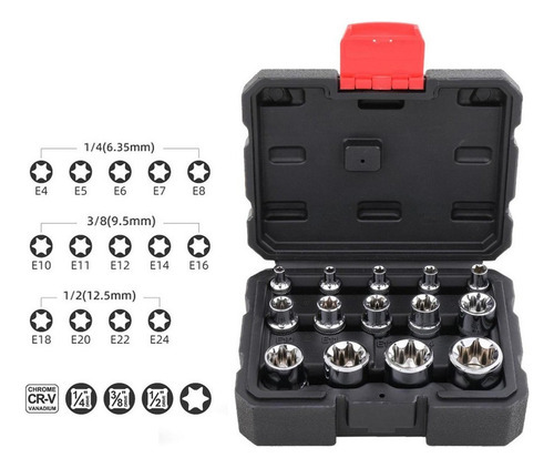 14x Conjunto Portátil De Remoção De Nozes, - Imagem 3