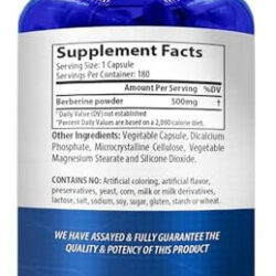 Complexo Nasabeahava Pura Berberina, 180 Cápsulas 500 Mg
