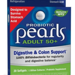 Pérolas Probióticas Natures Way Adultos Com Mais De 50 Ano