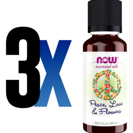 Óleo De Peace, Love E Flores Now Foods 30ml Importado 3un - Imagem 2