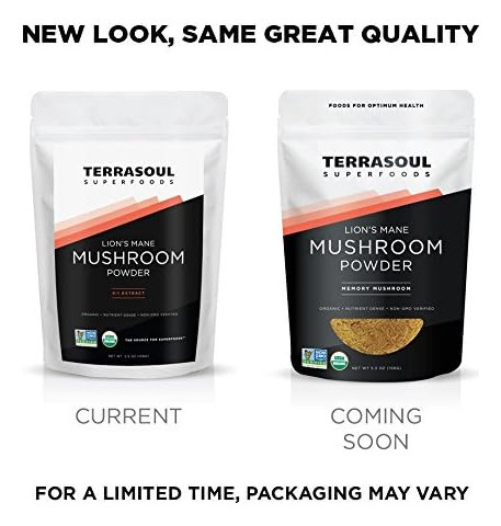 Terrasoul Superfoods Pó De Cogumelo Juba De Leões Orgânicos - Imagem 5
