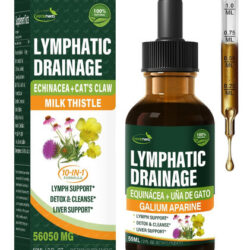 Verdeherb Cleavers Gotas De Drenagem Linfática Melhoram A Li