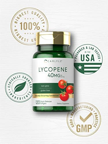Carlyle Licopeno 40mg | 120 Cápsulas | Carotenóide De Ocorrê - Imagem 5
