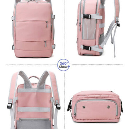 Mochila De Viagem Impermeável Feminina De Grande Capacidade - Imagem 3